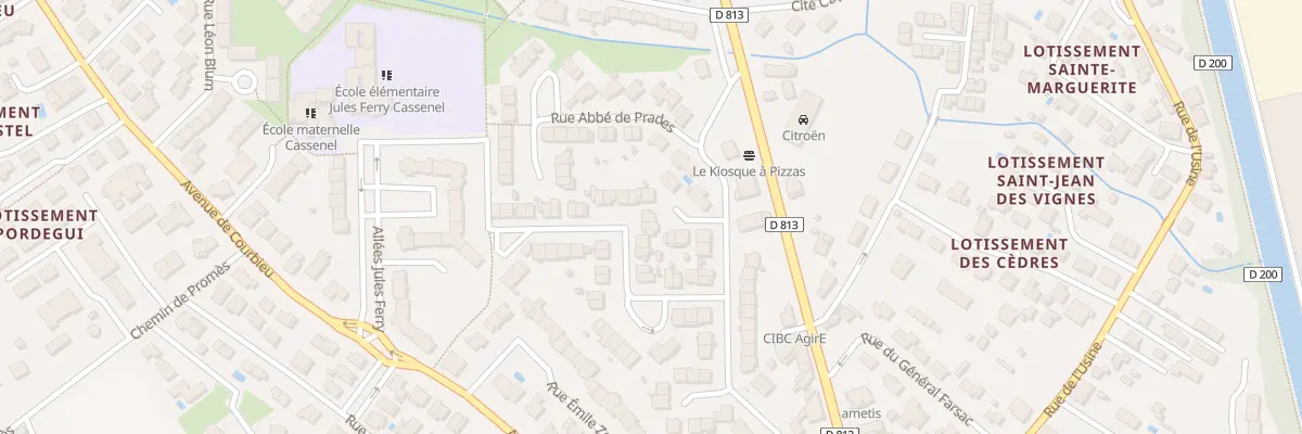 Plan du 20 Rue Victor Hugo à Castelsarrasin