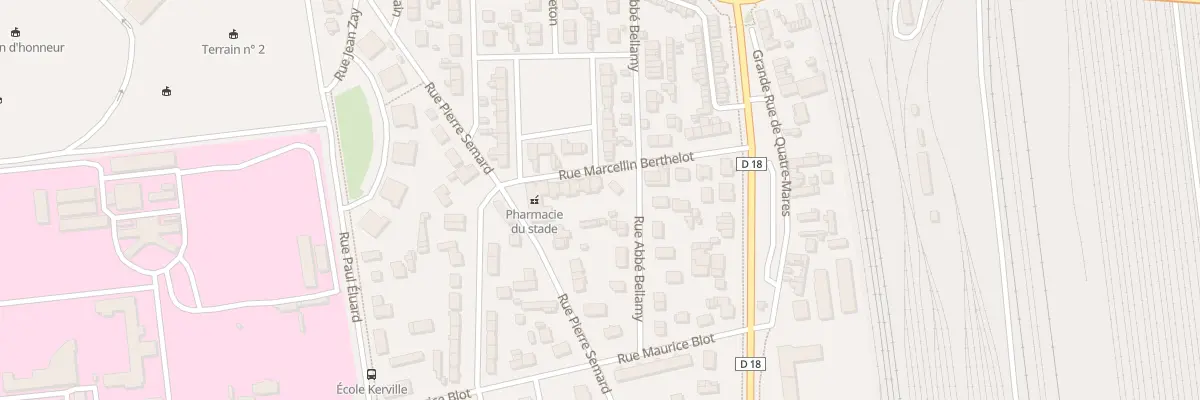 Plan du 11 Rue Marcelin Berthelot à Sotteville-lès-Rouen