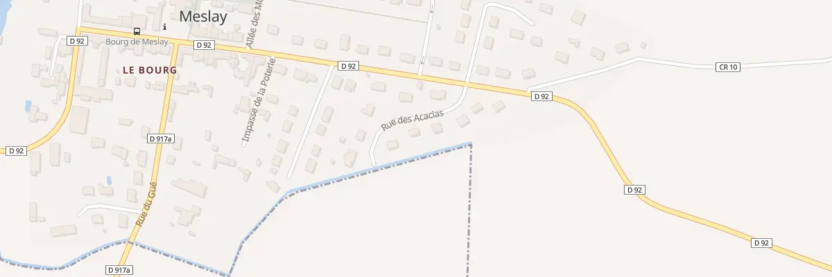 Plan du 7 Rue des Acacias à Meslay