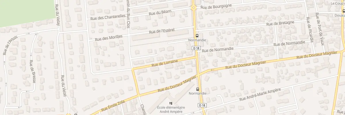 Plan du 10 Rue de Lorraine à Saint-Étienne-du-Rouvray