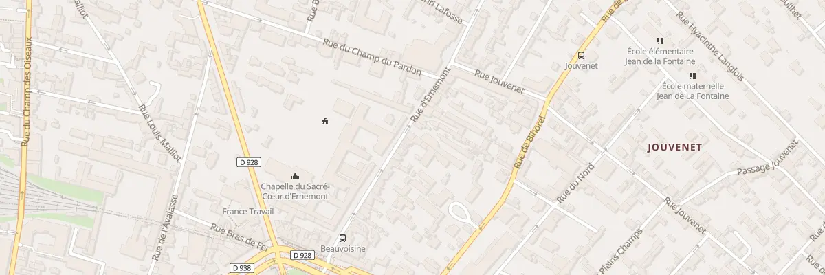 Plan du 42 Rue d’Ernemont à Rouen