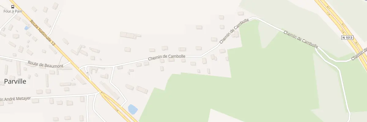 Plan du 16 Che de Cambolle à Parville