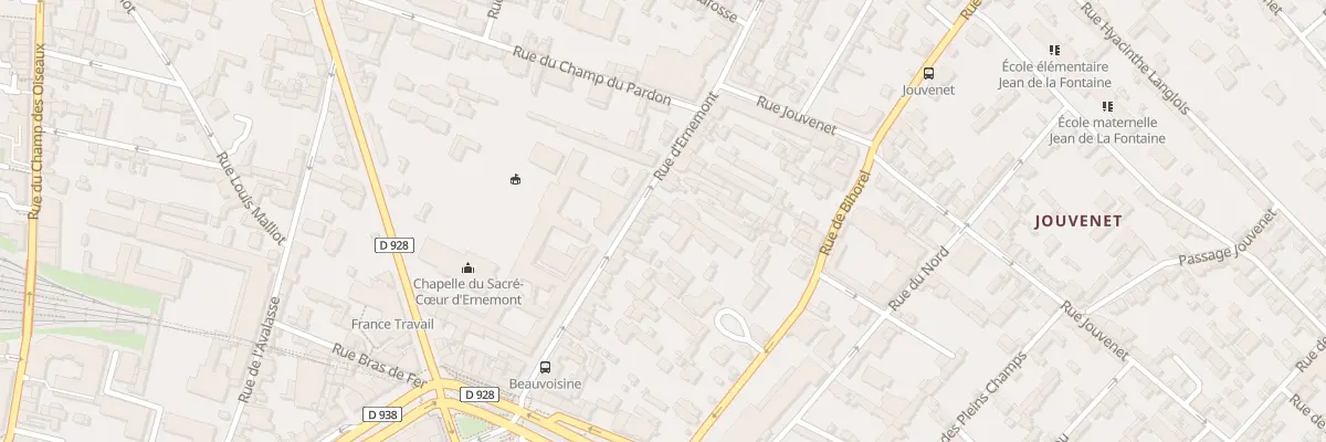 Plan du 40 Rue d’Ernemont à Rouen