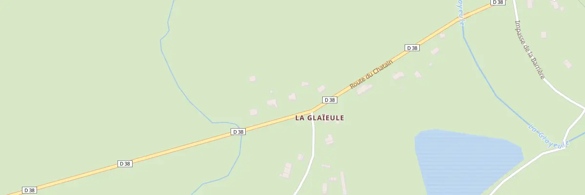 Plan du 19 Rte du Chatain à Vaulry