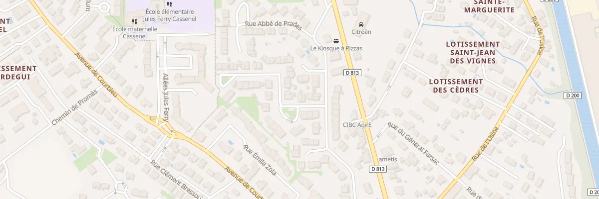 Plan du 8 Rue Victor Hugo à Castelsarrasin