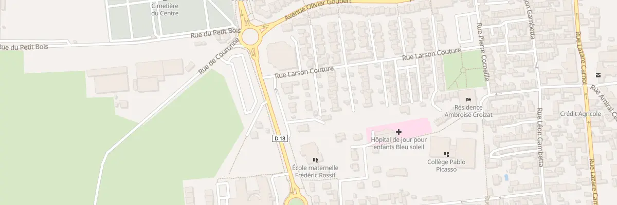 Plan du 121 Rue Larson Couture à Saint-Étienne-du-Rouvray