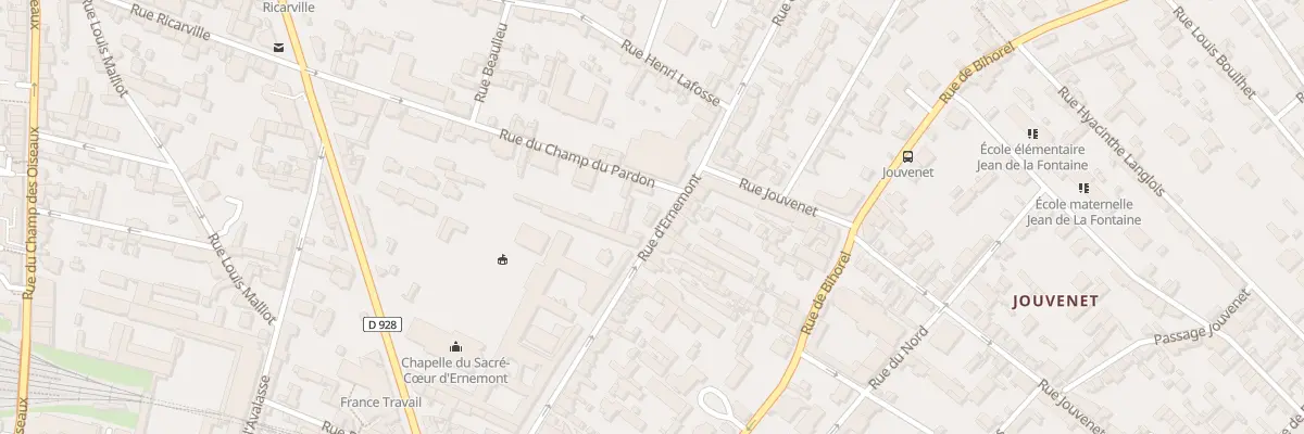 Plan du 13B Rue d’Ernemont à Rouen