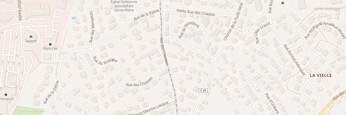 Plan du 206 Rue des Chasses à Bois-Guillaume