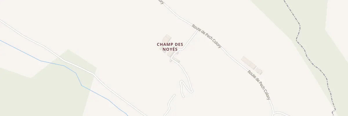 Plan du 5003 Champs des Noyes à Belvèze