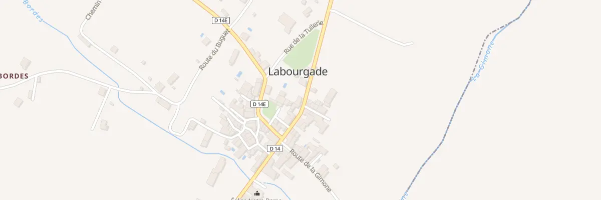 Plan du 5060 Village à Labourgade