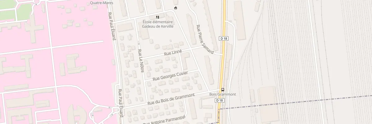 Plan du 6 Rue Henri Gadeau de Kerville à Sotteville-lès-Rouen