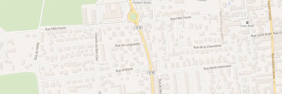 Plan du 1 Rue du Languedoc à Saint-Étienne-du-Rouvray