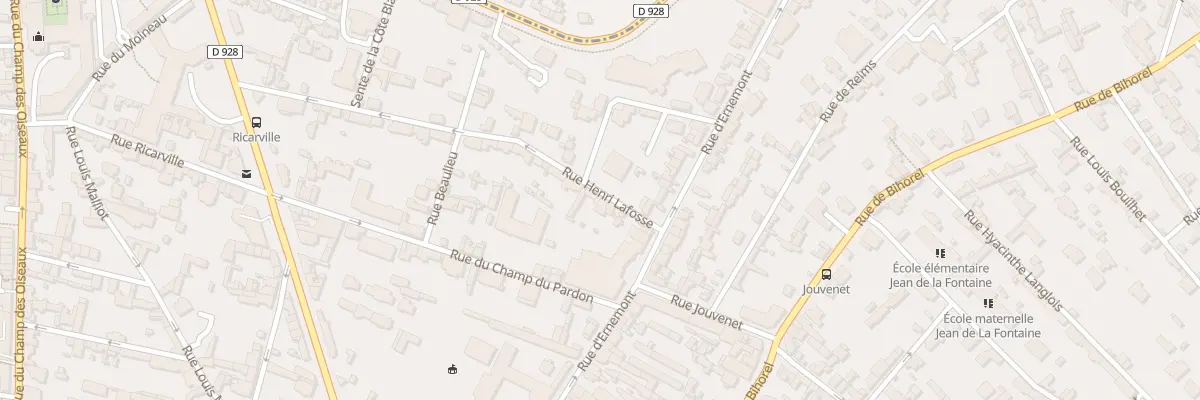 Plan du 5B Rue Henri Lafosse à Rouen