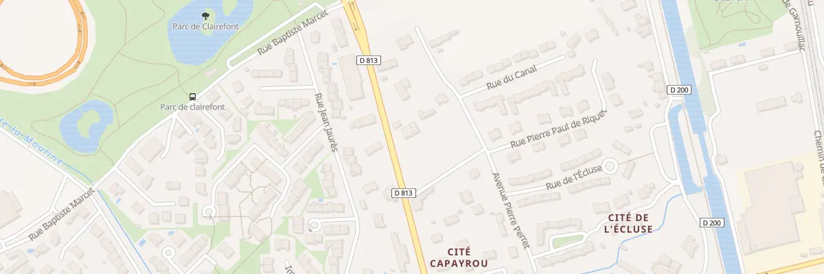 Plan du 76 Av du Maréchal Leclerc à Castelsarrasin