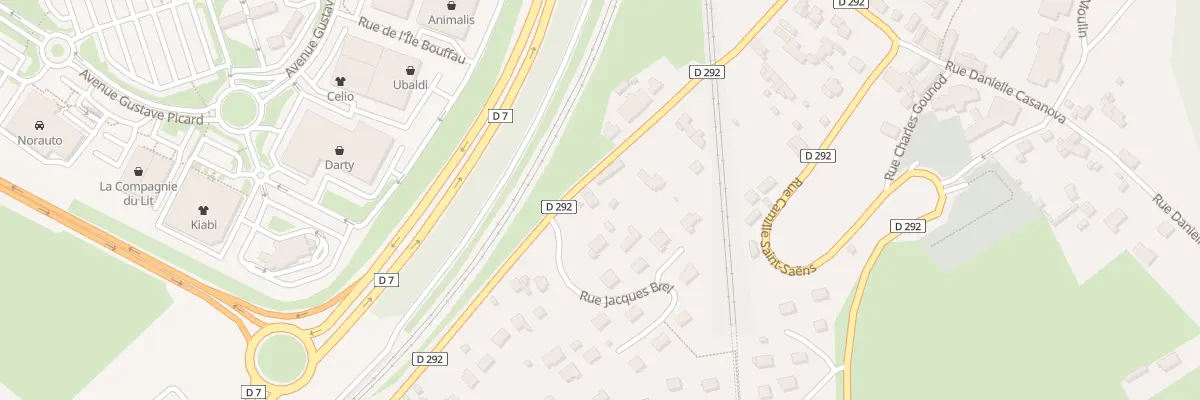 Plan du 25B Rue Pierre Sémard à Tourville-la-Rivière