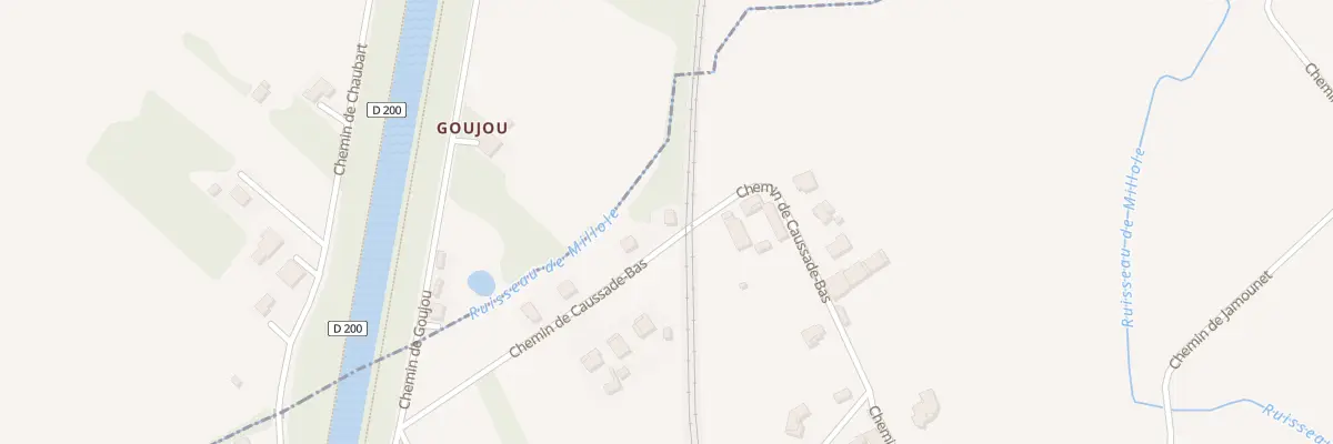 Plan du 953 Che de Caussade-Bas à Castelsarrasin