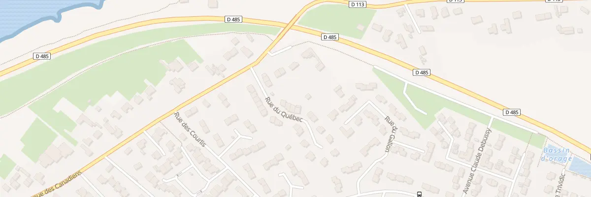 Plan du 9 Rue du Québec à Dieppe