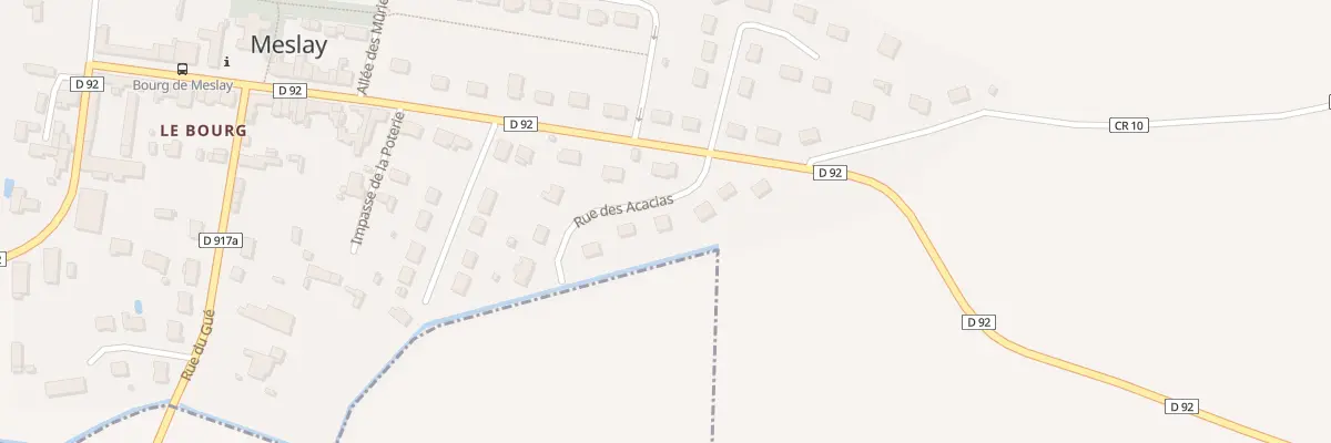 Plan du 5 Rue des Acacias à Meslay