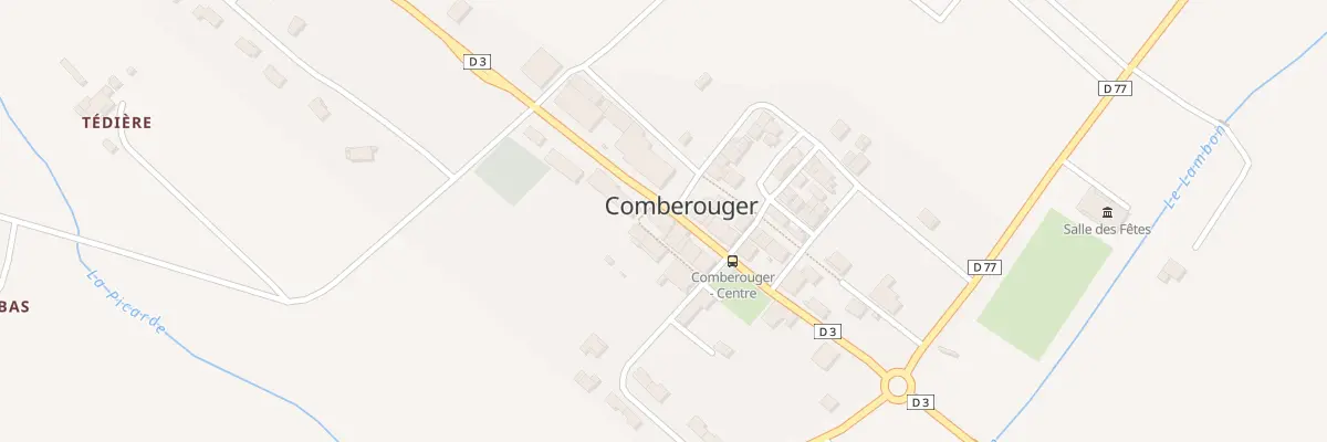 Plan du 5161 Comberouger à Comberouger