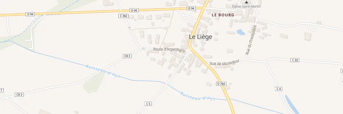 Plan du 3 Rte d’Arpentigny au Liège