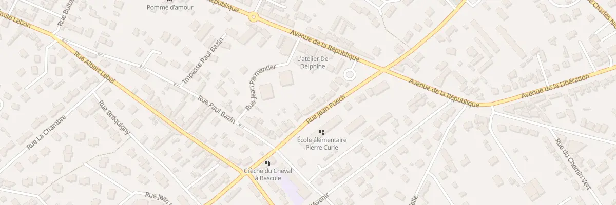 Plan du 9 Rue Jean Puech à Dieppe