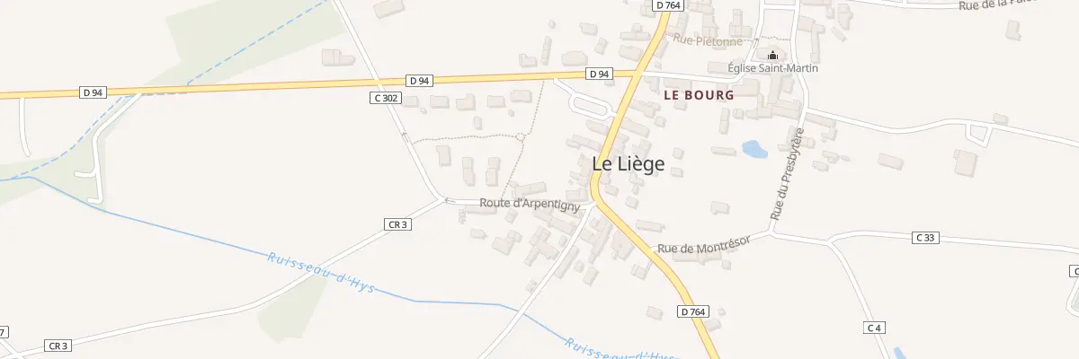 Plan du 6 Rte d’Arpentigny au Liège