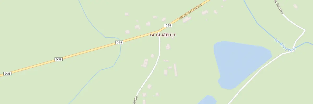 Plan du 4 Rte de Fontenille à Vaulry