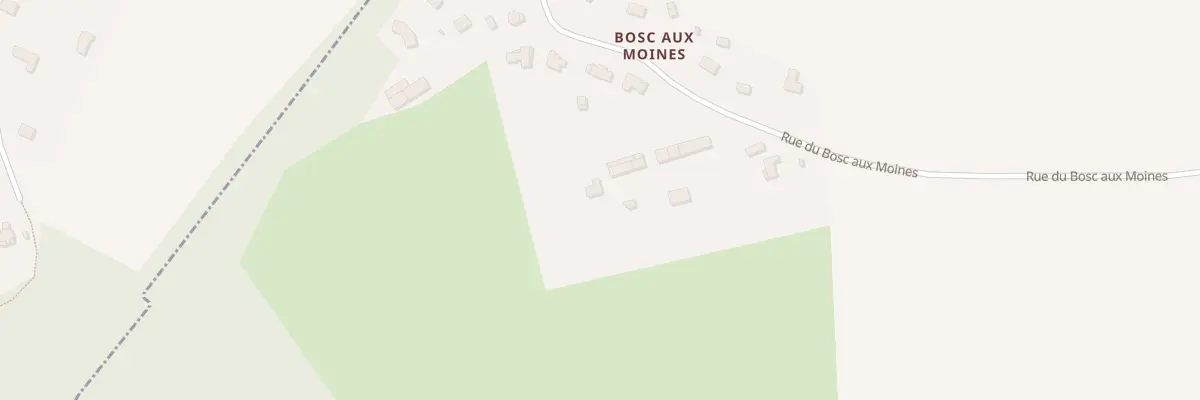 Plan du 421 Rue du Bosc aux Moines à Bosc-Guérard-Saint-Adrien