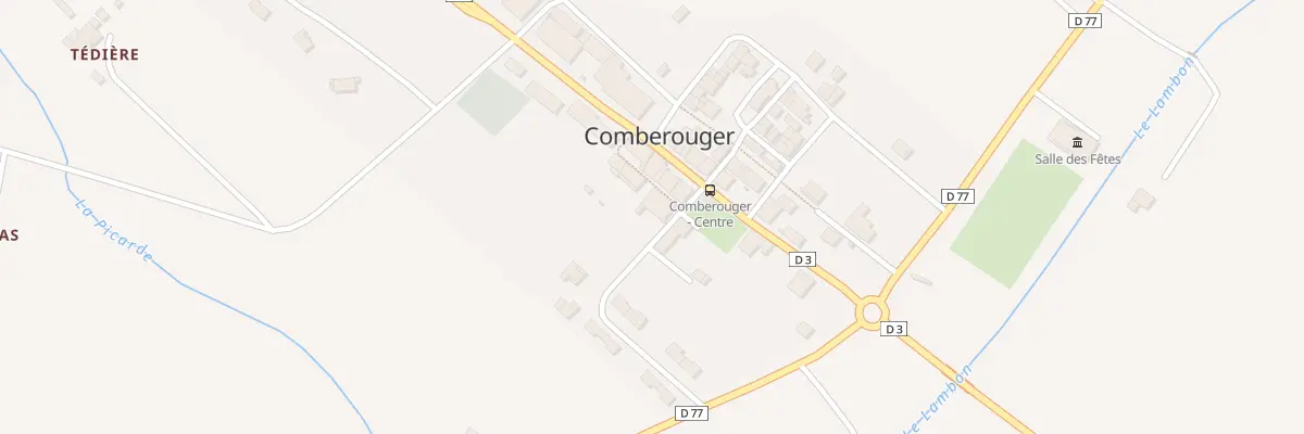 Plan du 5046 Comberouger à Comberouger