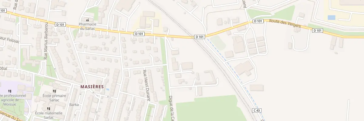 Plan du 5 Rue Digue de la Cartonnerie à Moissac