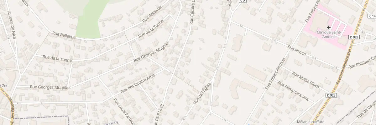 Plan du 40 Rue Césaire Levillain à Bois-Guillaume