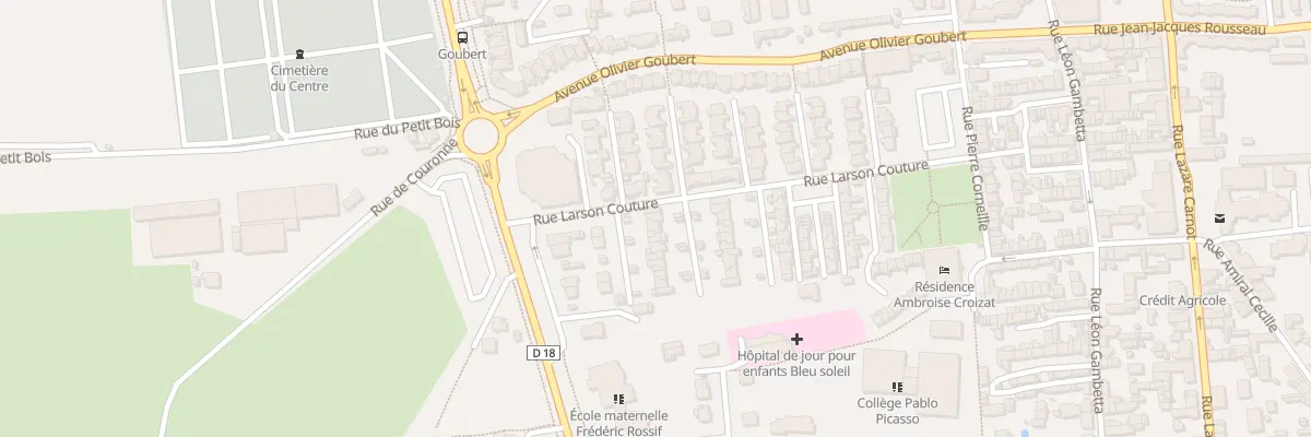 Plan du 107 Rue Larson Couture à Saint-Étienne-du-Rouvray