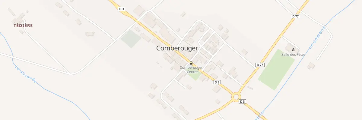 Plan du 5043 Comberouger à Comberouger