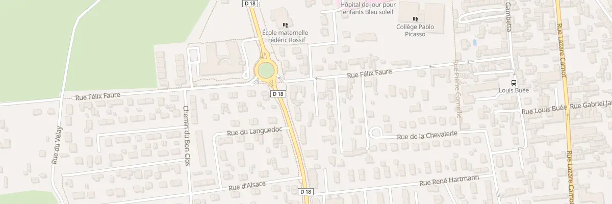 Plan du 45 Rue Félix Faure à Saint-Étienne-du-Rouvray