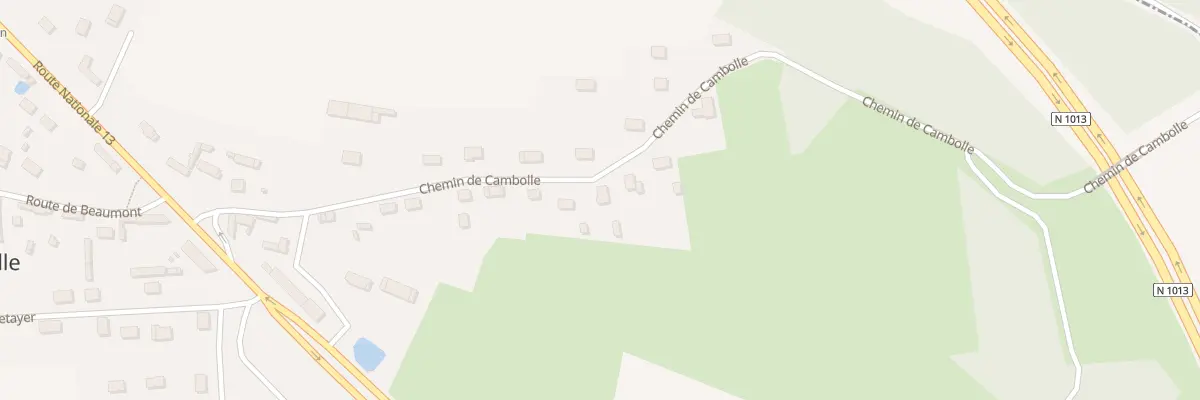 Plan du 20 Che de Cambolle à Parville