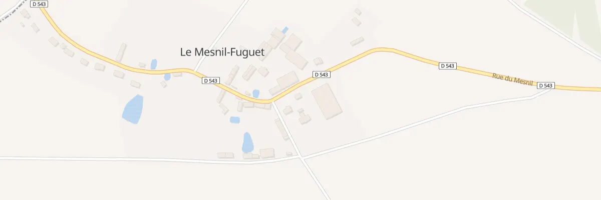 Plan du 1 Rue de la Mairie au Mesnil-Fuguet