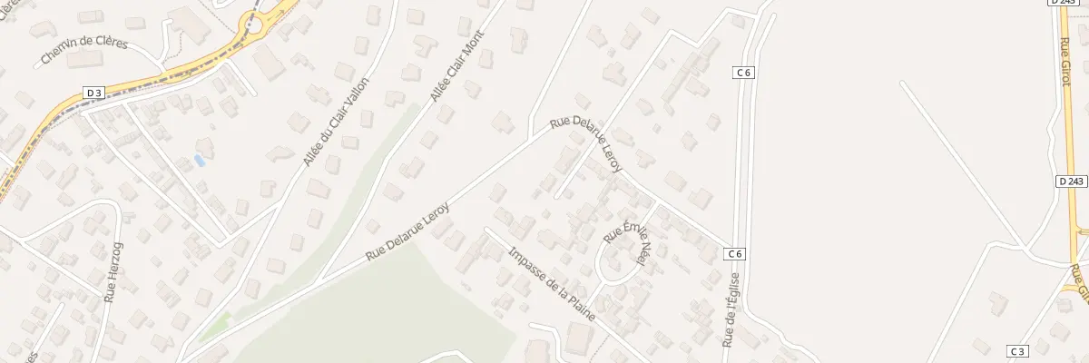 Plan du 680 Rue Delarue Leroy à Bois-Guillaume