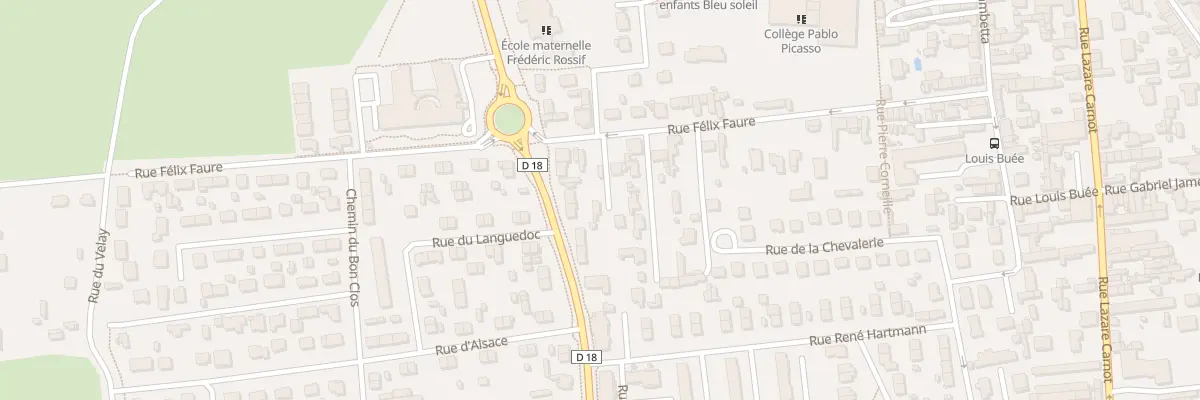Plan du 43 Rue Félix Faure à Saint-Étienne-du-Rouvray