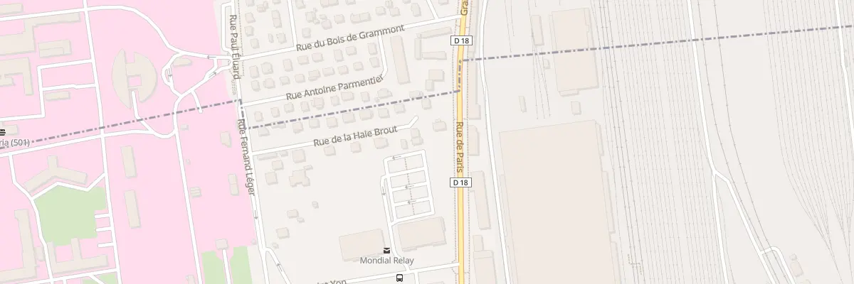 Plan du 6 Rue de Paris à Saint-Étienne-du-Rouvray
