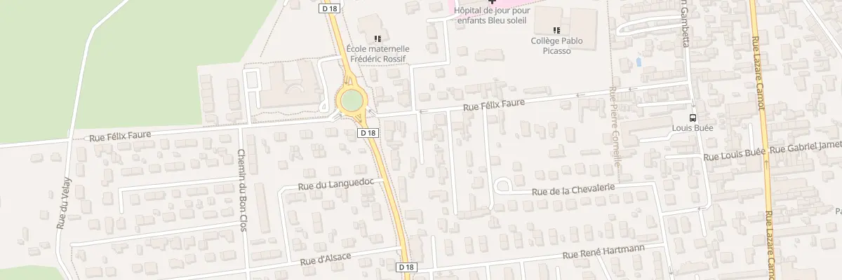 Plan du 41B Rue Félix Faure à Saint-Étienne-du-Rouvray