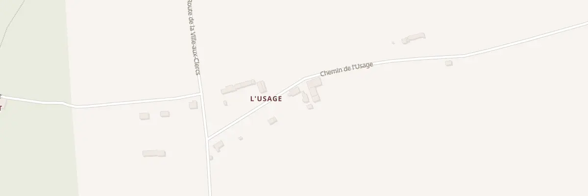 Plan du 1 Che de l’Usage à Lisle