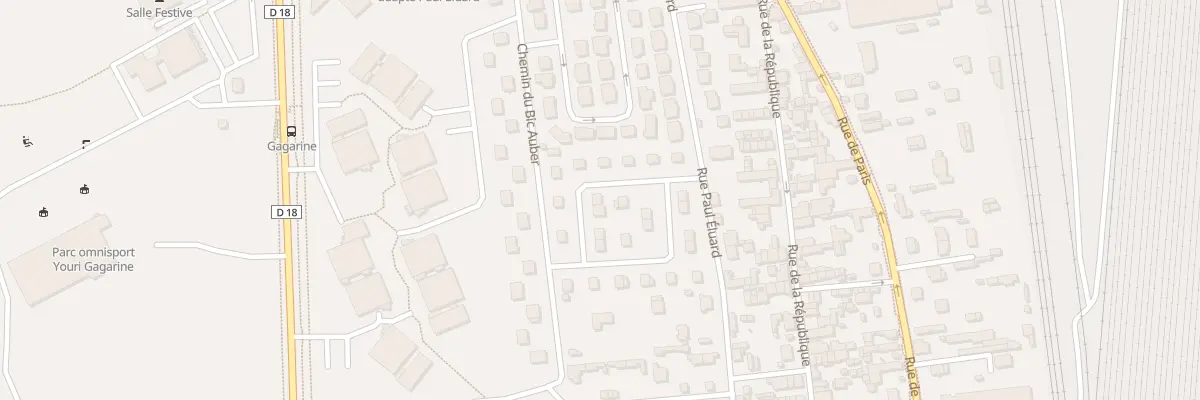 Plan du 3 Rue Eugene Pottier à Saint-Étienne-du-Rouvray