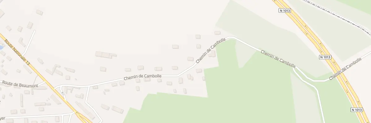 Plan du 13 Che de Cambolle à Parville