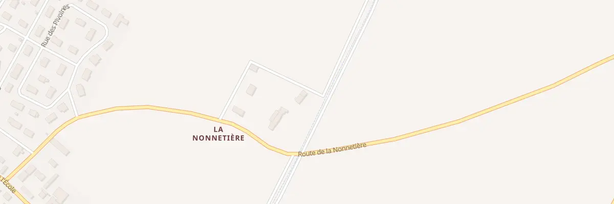 Plan du 15 Rte de la Nonnetiere à Areines
