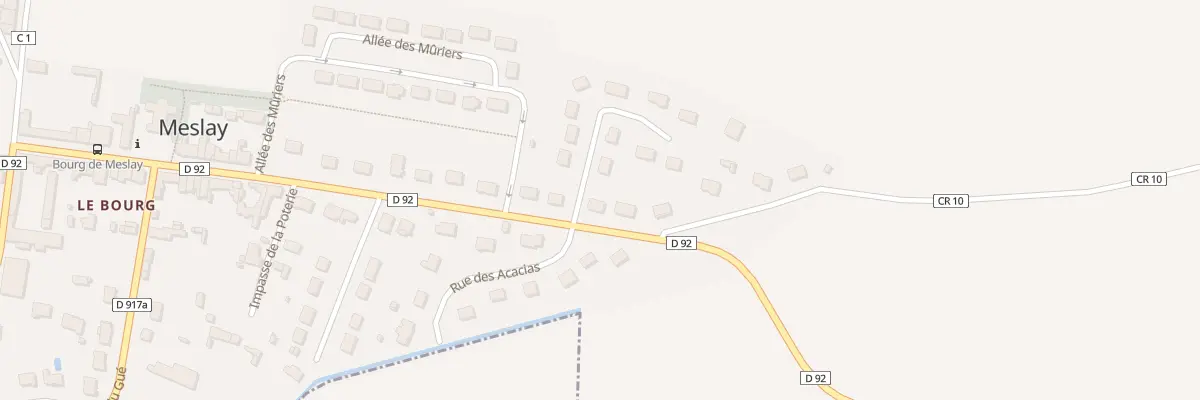 Plan du 39 Rue de la Manufacture à Meslay