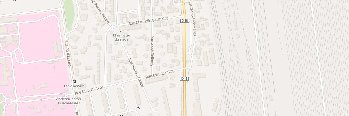 Plan du 38 Gr Gde Rue de Quatre-Mares à Sotteville-lès-Rouen