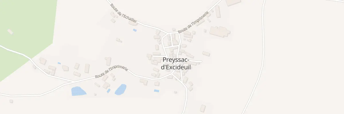 Plan du 467 Rte de l’Imprimerie à Preyssac-d’Excideuil