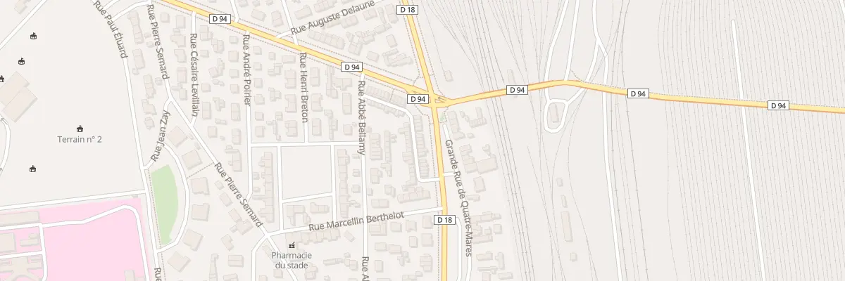 Plan du 14 Gr Gde Rue de Quatre-Mares à Sotteville-lès-Rouen