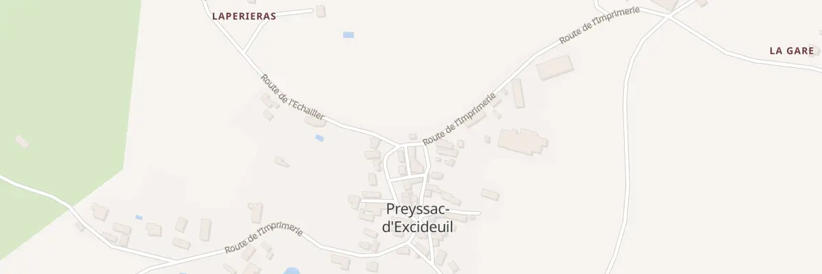Plan du 354 Rte de l’Imprimerie à Preyssac-d’Excideuil