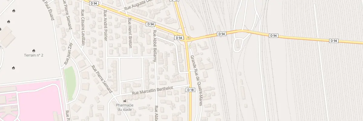 Plan du 20 Gr Gde Rue de Quatre-Mares à Sotteville-lès-Rouen